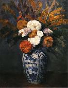 Paul Cezanne Dahlias France oil painting artist